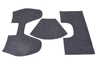 Teppichsatz hinten RS 911 G-Modell (74-)  "Haargarn Boucle" schwarz