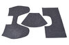 Teppichsatz hinten RS 911 G-Modell (74-)  "Haargarn Boucle" schwarz