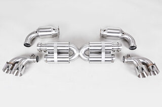 Competition Exhaust System 997.2 Turbo / Turbo S - Brombacher Edition - Stainless - 200 Cell HF