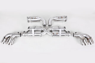Competition Exhaust System 997.2 Turbo / Turbo S - Brombacher Edition - Stainless - 200 Cell HF