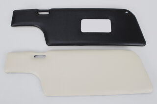 Sun visor Set 911 Coupe, "with mirror right" black/beige