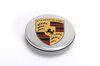 Nabendeckel Zentralverschluss Silber mit Wappen farbig