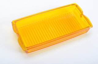 Fog Light Lens 911 1974-86 / 930 1975-77 / 924 1980-88 - Amber - Right or Left