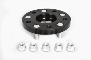Wheel Spacer - 18 mm - Black - Hub Centric - Sold Individually
