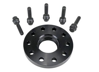 Wheel Spacer Cayenne - 18 mm - Hub Centric - Anodized with Bolts - Black - Sold Individually