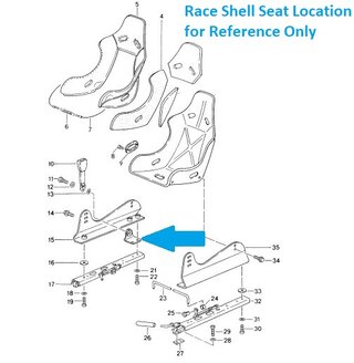Harness Mounting Bracket - Tunnel Side - Drivers or Passengers Side