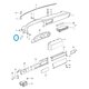 Schalttafelabschlussblende Sichtcarbon links Mod. 964/993
