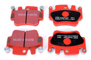 Club Sport Bremsbelag-Satz " EBC Redstuff " mit Strassenzulassung