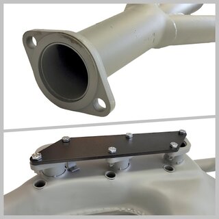 Heat exchanger 914/6 "steel" leftt, Cylinder 4-6