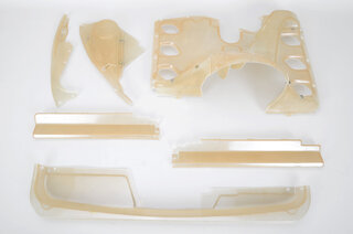 Engine covers 911 RSR (set) GFK with oil cooler
