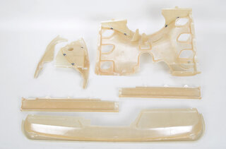 Engine covers 911 RSR (set) GFK with oil cooler