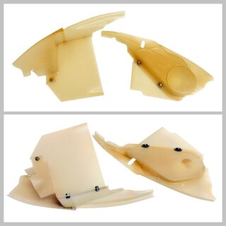 Engine cover 911 RSR (set), fiberglass (GFK), for injecttor, no oil cooler, small Fan