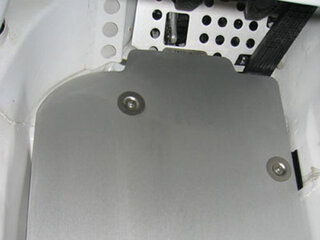Full Race Track Mat 964 / 993 - Rennline - Silver - Driver Side