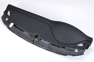 Schalttafel Oberteil Leder schwarz ( I099/981)