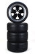 Radsatz -Classic-Design- mit Michelin Pilot Sport 2 N3 -  8,5+10x18 ET 48/52