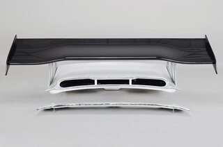 Rear Spoiler 997.1 Turbo and 997.2 Turbo / S - 997.2 GT3 RS Tribute - GRP Decklid + Polished Carbon