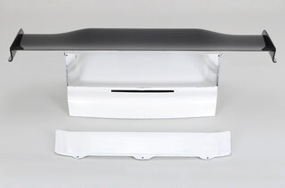 Rear Spoiler 997.1 Turbo and 997.2 Turbo / S - 997.2 GT3 RS Tribute - GRP Decklid + Polished Carbon