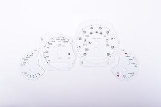 Zifferblattsatz Weiss 991 Schalter m/ph 200