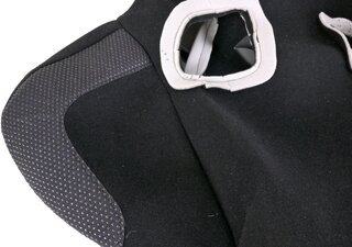 Sitzbezug Perlonvelours schwarz für Recaro Profi SPG XL, Ersatzbezug komplett