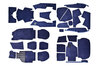 Floor covering & mats cabrio cobalt blue