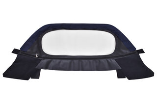 Verdeckbezug Cabrio 911 86-94, Komplett 2-teil.dunkelblau incl. PVC-Heckscheibe trapezförmig