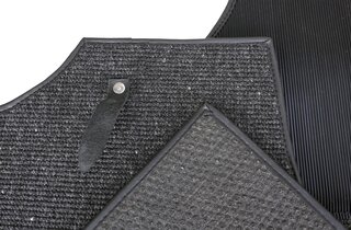 Carpet Set 911 1965-68 SWB Coupe - Black - German Hair Yarn Loop (Haargarn Bouclé)