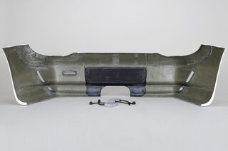 Facelift-Heckschürze GT3 Optik (Ausgang Mitte) inkl. Elektronik Kit (Rechtslenker)