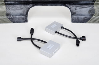 Facelift-Heckschürze GT3 Optik (Ausgang Mitte) inkl. Elektronik Kit (Rechtslenker)