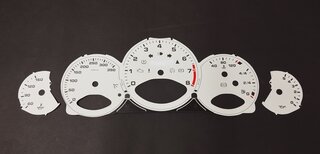 Fonds compteurs blanc 997 GT2 Km/h