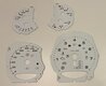 Instrument Face Set 991.2 - White - PDK- MPH