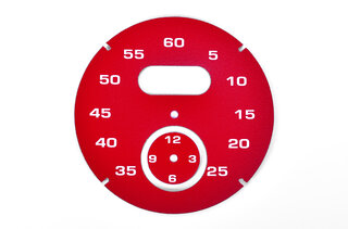 Zifferblatt indisch rot Sportchrono