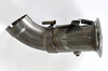Heizklappe links Edelstahl  - 911/930 87-89 - M424 automatische Heizung