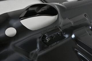 Front floor with suspension mounts 911 69-89 with axle tunnel