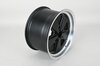 Classic-Design Wheel - 10x18 ET45 Black + Polished Lip