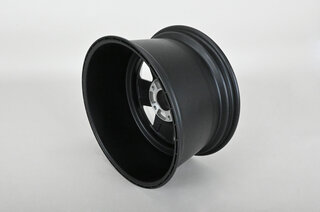 Classic-Design Wheel - 10x18 ET45 Black + Polished Lip