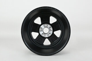 Classic-Design Wheel - 10x18 ET45 Black + Polished Lip