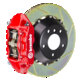 Sport Brake System - REAR - BREMBO GT - 4 Piston - Red Caliper - Slotted - 345 x 28 mm