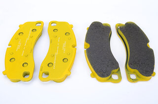 Racing Brake Pad Set - PAGID - RSL1 - YELLOW - FRONT - Steel Brakes - 16.6 mm