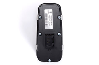 Commutateur leve-vitres retroviseur exterieur cote conducteur noir mat/chrome finition brillante