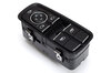 Commutateur leve-vitres retroviseur exterieur cote conducteur noir mat/chrome finition brillante