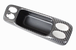 Carbon Fiber Center Storage Tray 986 / 996 - Polished Carbon