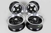 Felgensatz (4 Stk.) -Cup-Design Look 3-tlg.- Schwarz (8,5+9,5 x18ET52)