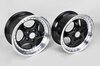 Felgensatz (4 Stk.) -Cup-Design Look 3-tlg.- Schwarz (8,5+9,5 x18ET52)