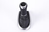 Schaltsack Leder schwarz, Naht weiss Schaltknauf Mod. 986/996 (6-gang)