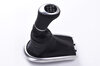 Schaltsack Leder schwarz, Naht weiss Schaltknauf Mod. 986/996 (6-gang)
