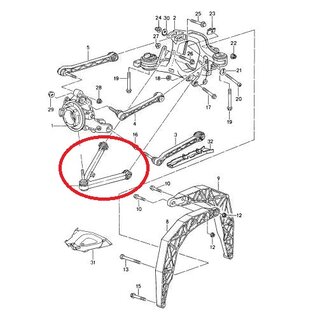 Rear Lower Wishbone 993 - Right - Remanufactured - Send In