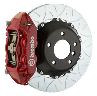 Sport Brake System - REAR - BREMBO GT - 4 Piston - Red Caliper - Type III - 345 x 28 mm