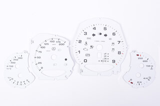 Jeu fonds compteurs blancs 991.1 - PDK - mp/h (-200 )