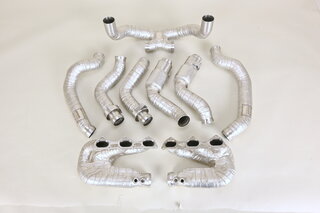 982 GT4 Race-Powerkit,mit Fächerkrümmer 50/70,Zwischenrohren,X-Pipe-Rohrdämpfer,ohne Kat, mit Thermo