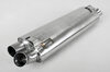 Sport-Abgasanlage "Brombacher" 964 ,Leer Kat, 2x Endrohr oval 90mm Export Edelstahl